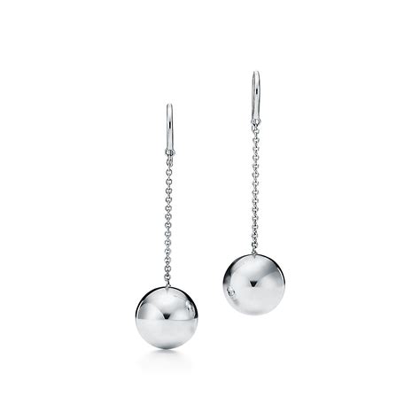 tiffany hardwear earrings replica|tiffany silver ball earrings 10mm.